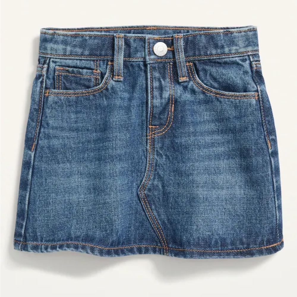 Old Navy Dark-Wash Jean Skirt for Toddler Girls
